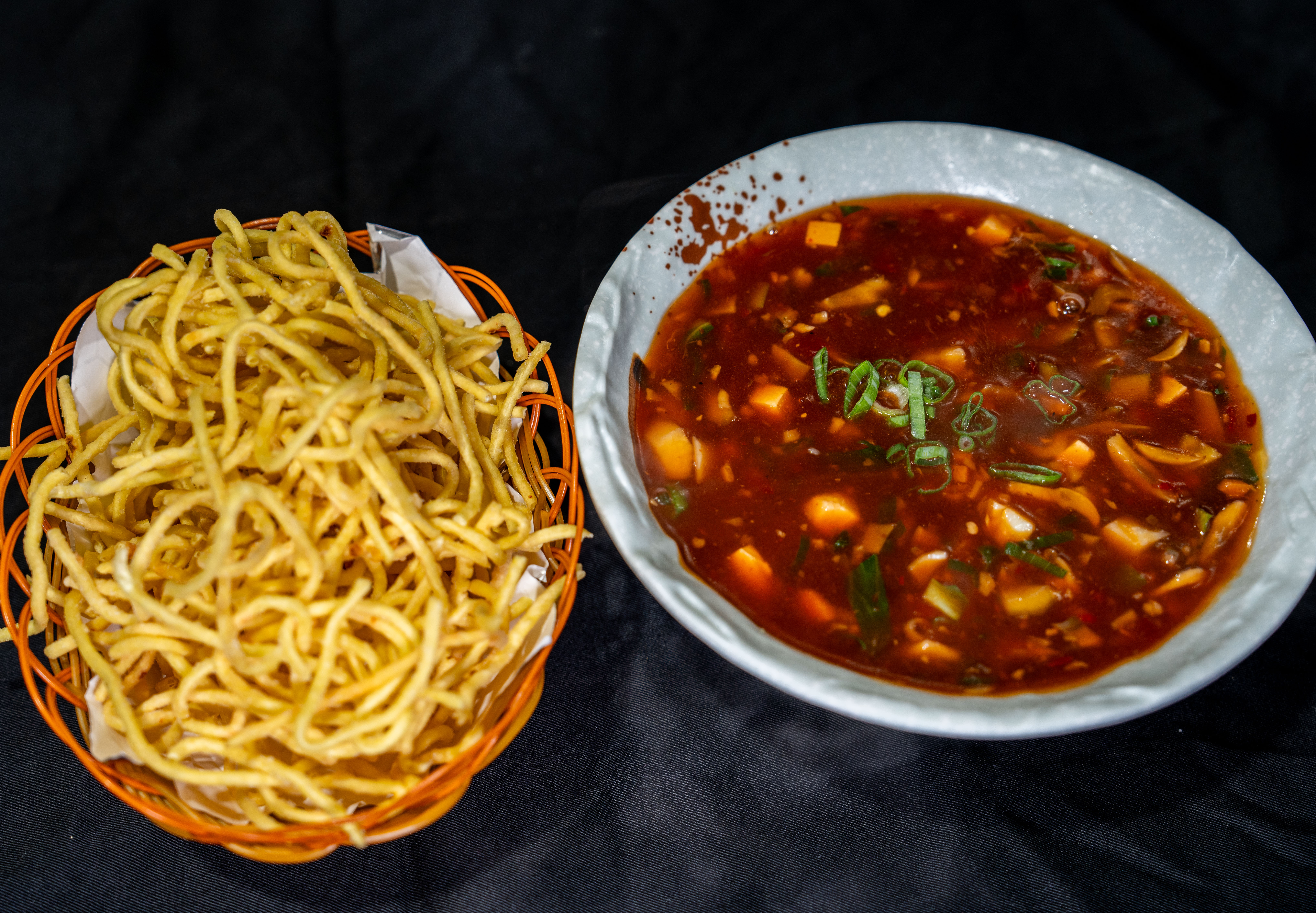 Veg Manchurian Soup